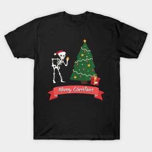 Christmas Skeleton T-Shirt